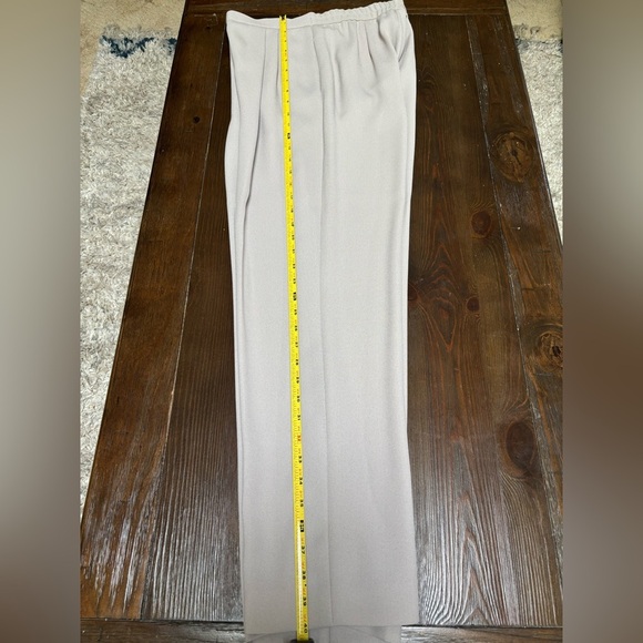 ADRIANNA PAPELL 2 Pc Formal Wedding Elegant Embroidered Jacket & Pants Set Sz 8 - Picture 7 of 15